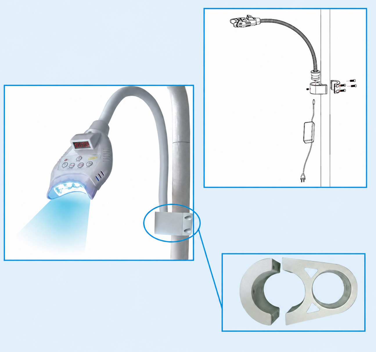 MLG&reg; M-60 Multifunktional Zahnaufhellung-Maschine f&uuml;r Dental Einheit
